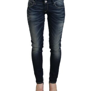 ACHT Skinny Jeans with Low Waist Denim Pants and Logo Details W26 US Women