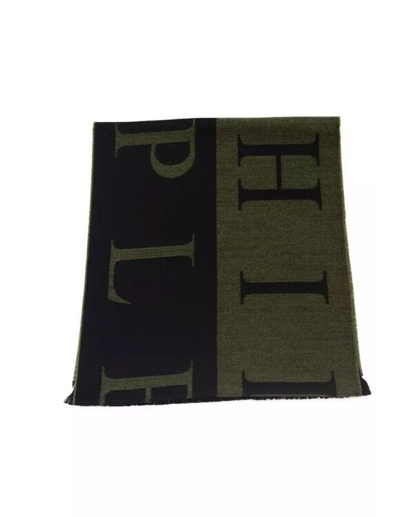 Logo Fringed Scarf One Size Men