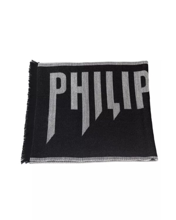 Logo Fringed Scarf One Size Men