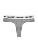 Philipp Plein Womens Thong (2-Piece Pack) with Brand Logo M Women