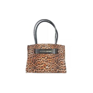 Plein Sport Leopard Print Shopping Bag with Logo One Size Women