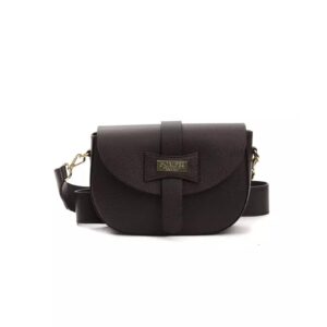 Logo Lined Leather Crossbody Bag One Size Women