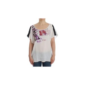 CNC Costume National V-Neck T-Shirt Blouse S Women