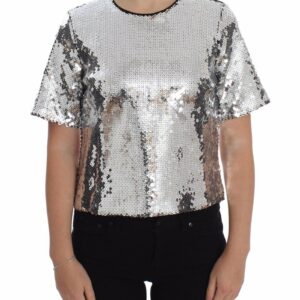 Enchanted Sicily Sequined Blouse Top 44 IT Women