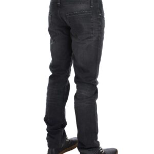 ACHT Mens Jeans - Straight Regular Fit with Logo Details W34 US Men