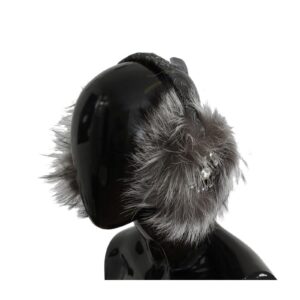 Crystal Fox Fur Earmuffs One Size Women