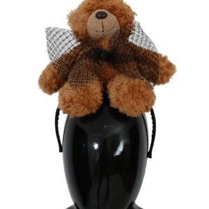 Brown Teddy  Crystal Hair Band One Size Women