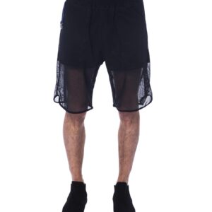 Short Transparent Textil Logo Shorts M Men