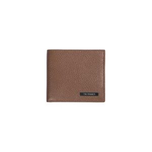 Embossed Leather Mens Wallet with Book Opening One Size Men