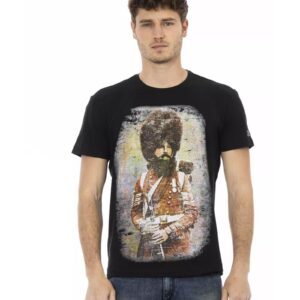 Short Sleeve T-shirt with Front Print L Men