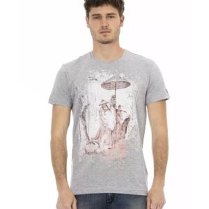 Short Sleeve T-shirt with Front Print L Men