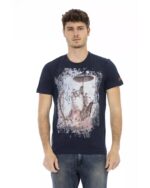 Short Sleeve T-shirt with Front Print XL Men