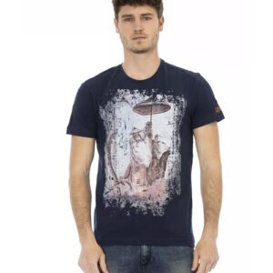 Short Sleeve T-shirt with Front Print XL Men