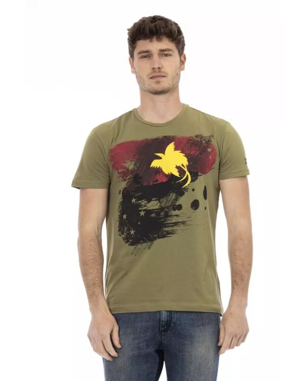 Short Sleeve T-shirt with Front Print XL Men