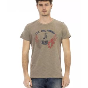 Short Sleeve T-shirt with Front Print L Men