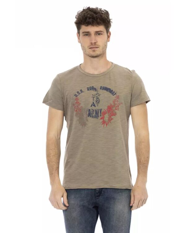 Short Sleeve T-shirt with Front Print L Men