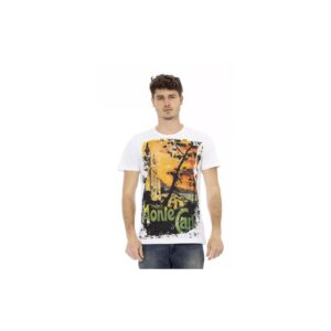 Short Sleeve T-shirt with Front Print 3XL Men