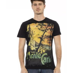 Short Sleeve T-shirt with Front Print L Men