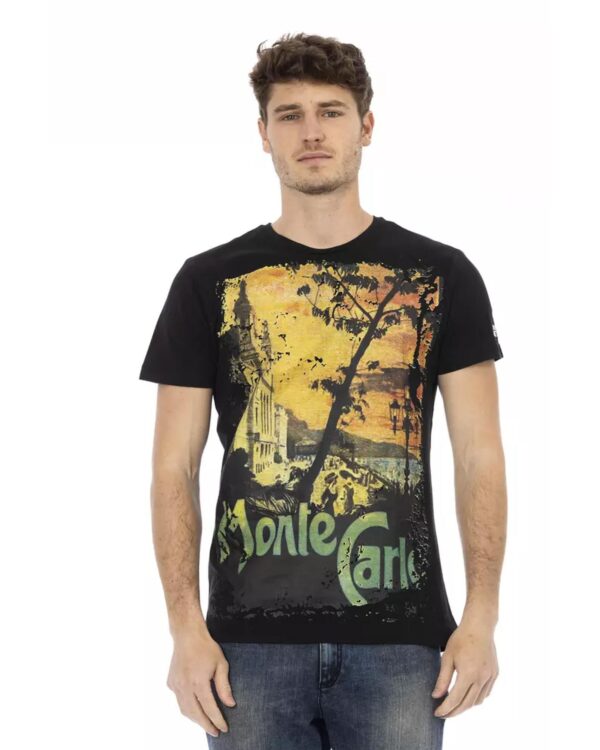 Short Sleeve T-shirt with Front Print XL Men