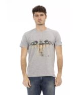 Short Sleeve T-shirt with Front Print XL Men