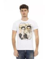 Short Sleeve T-shirt with Front Print S Men