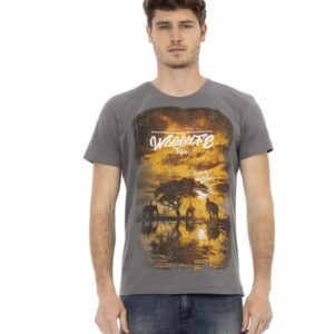 Short Sleeve T-shirt with Front Print L Men