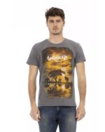 Short Sleeve T-shirt with Front Print XL Men