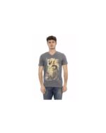 Short Sleeve T-shirt with V-neck 2XL Men