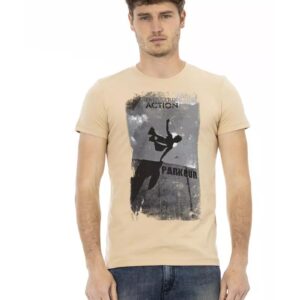 Short Sleeve T-shirt with Front Print L Men