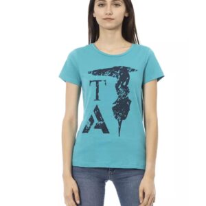 Short Sleeve T-shirt with Front Print S Women