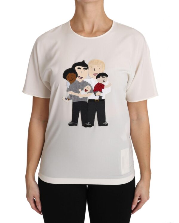 Figure Family Silk T-Shirt 36 IT Women