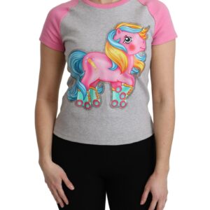 Moschino Couture Crew Neck T-shirt with My Little Pony Motif 36 IT Women