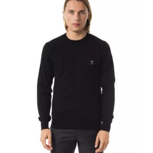 Embroidered Wool Sweater L Men