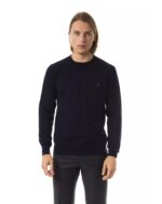 Embroidered Extrafine Wool Merinos Sweater S Men