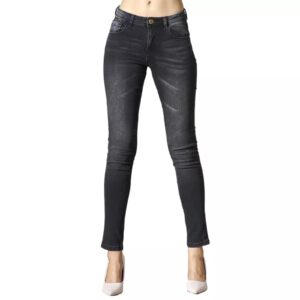 Womens Black Wash Five-Pocket Jeans W26 US Women