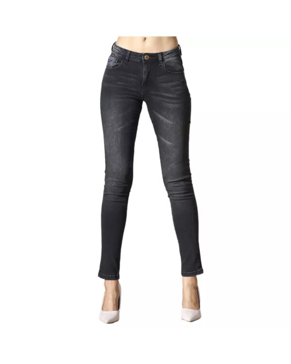 Womens Black Wash Five-Pocket Jeans W26 US Women