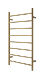 Premium Brushed Gold Towel Rack - 8 Bars  Round Design  AU Standard  1000x620mm Wide