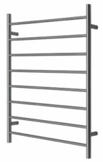 Premium Gunmetal Towel Rack - 8 Bars  Round Design  AU Standard  1000x850mm Wide