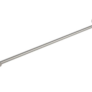 Luxurious Brushed Nickel Stainless Steel 304 Towel Rack Rail - Single Bar 600mm