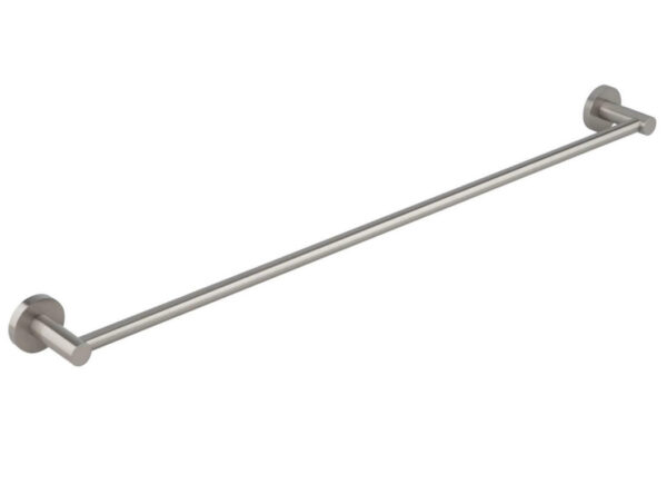 Luxurious Brushed Nickel Stainless Steel 304 Towel Rack Rail - Single Bar 600mm