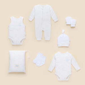 6PC Essentials Pack - Pure White -Newborn