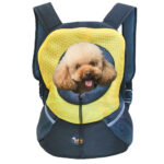 Ondoing Pet Carrier Backpack Adjustable Dog Puppy Cat Front Carrier Head Out