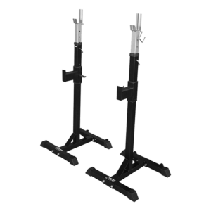 Adjustable Squat Rack Stand Pair Weight Lifting Barbell Holder Home Gym 100kg