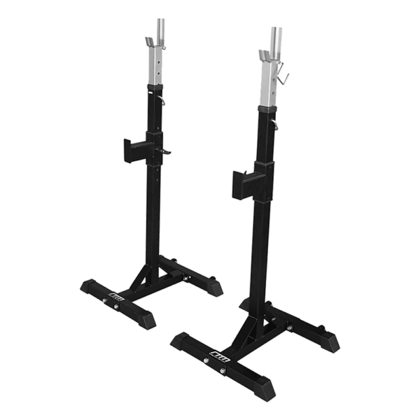 Adjustable Squat Rack Stand Pair Weight Lifting Barbell Holder Home Gym 100kg