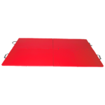 Folding Gymnastics Mat Martial Arts Yoga Cushion 240x122x4cm Red Foldable