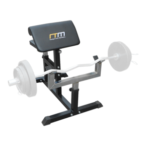 Preacher Curl Bench Adjustable Heavy Duty Steel Foam Padding Arm Workout 100kg