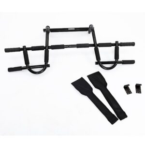 Doorway Chin Pull Up Bar Home Gym Exercise Steel 135kg Max Padded Grips