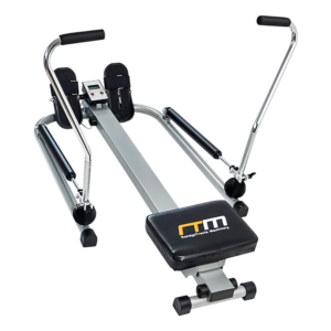 Rowing Machine Fitness Rower Hydraulic Resistance Adjustable Foot Straps Display