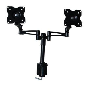 Dual Monitor Desk Mount Adjustable Arms 10 25 VESA 100x100mm Swivel Tilt