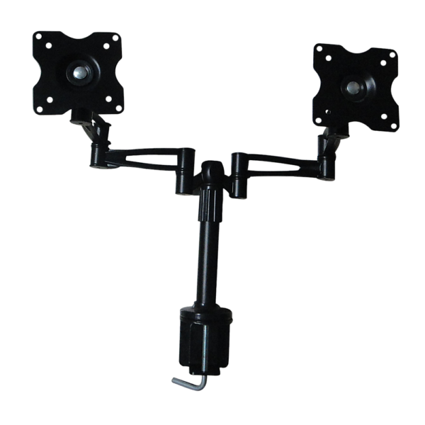 Dual Monitor Desk Mount Adjustable Arms 10 25 VESA 100x100mm Swivel Tilt